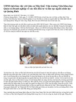 UBND tỉnh làm việc với Giáo sư Mộc Quế