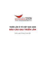 Báo cáo triển lãm ô tô 2009