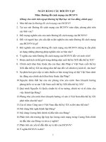 Ngân hàng câu hỏi môn Đường lối CM