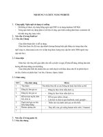 Nội dung và chức năng website