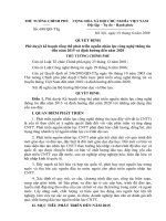 Quyết định Phê duyệt kế hoạch tổng thể phát triển nguồn nhân lực công nghệ thông tin đến năm 2015 và định hướng đến năm 2020