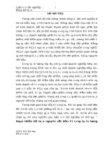 Hoàn thiện kế toán nguyên vật liệu tại Công ty in tổng hợp Hà Nội