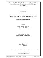 Mạng quảng bá khách sạn việt nam