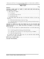 Đánh giá tổng thiệt hại điều kiện tự nhiên và diễn biến biến đổi khí hậu tại tỉnh sóc trăng