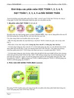 Giới thiệu các phần mềm HỌC TOÁN 1, 2, 3, 4, 5