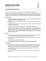 Quy định dành cho Kid & Teen