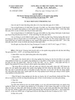 Quyết định Phê duyệt Chương trình chuyển dịch cơ cấu ngành công nghiệp trên địa bàn tỉn đồng nai giai đoạn 2011-2015