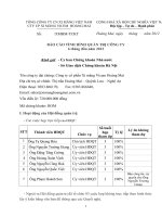 Báo cáo quản trị công ty công ty cổ phần xi măng Vicem hoàng mai