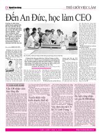 Đến An Đức học làm CEO