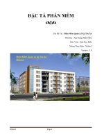 Đặc tả phần mềm