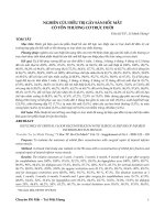 Nghiên cứu điều trị gãy sàn hốc mắt có tổn thương cơ trực dưới