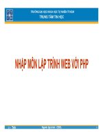Tổng quan lập trình PHP