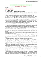 Đề cương ôn tập học kì II môn địa lý