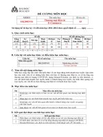 Đề cương môn học thương mại điện tử 3