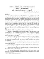 Chính sách của nhà nước trung ương thời lê thánh tông đối với bộ máy quản lý cấp xã