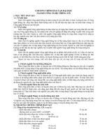 Chương trình đào tạo đại học ngành C