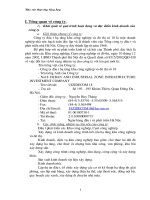 Báo cáo tổng hợp về tổng quan về Công ty đầu tư hạ tầng khu công nghiệp và đô thị số 18 & tình hình tổ chức thực hiện công tác kế toán & tình hình thực hiện công tác phân tích hoạt động kinh tế