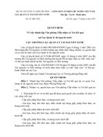 thành lập Văn phòng Tiếp nhận và Trả kết quả tại Cục Quản lý tài nguyên nước