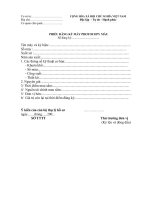 Phiếu đăng kí máy photocopy màu