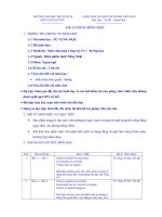 Đề cương môn học