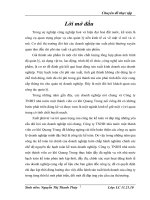 Tổ chức công tác kế toán chi phí sản xuất và tính giá thành sản phẩm tại Công ty TNHH nhà nước 1 thành viên cơ khí Quang Trung