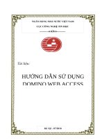 Hướng dẫn sử dụng Domino Web acess