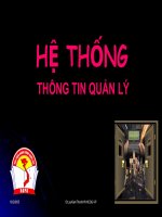 hệ thống thông tin quản lý