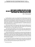 Thực trạng và những giải pháp xây dựng đội ngũ công nhân Hà Nội trong thời kỳ đẩy mạnh công nghiệp hóa,hiện đại hóa đất nước