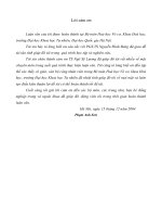 Khảo sát quá trình tổng hợp vật liệu xúc tác trên cơ sở MCM- 41