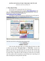 Hướng dẫn đăng kí tín chỉ qua mạng cho khóa 45