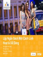 Lập ngân sách một cách linh hoạt và dễ dàng
