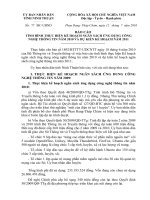 Báo cáo tình hình thực hiện kế hoạch ngân sách ứng dụng công nghệ thông tin năm 2010 và dự kiến kế hoạch năm 2011