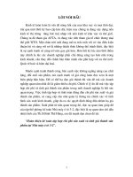 Hoàn thiện kế toán tập hợp chi phí sản xuất và tính giá thành sản phẩm tại Nhà máy ô tô 3-2