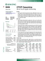 Áp lực chi phí nguyên vật liệu tăng