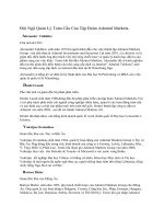 Đội ngũ quản lý toàn cầu của tập đoàn admiral market