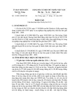 Báo cáo tình hình thực hiện chỉ thị 58- Ct
