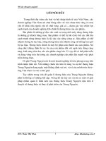 Giải pháp nhằm tái định vị thương hiệu cà phê Trung Nguyên