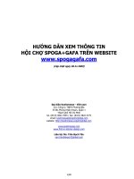 hướng dẫn xem thông tin hội chợ Spoga gafa trên website