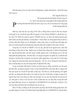 Mô hình quản lý lưu vực sông Vàm Cỏ Đông phục vụ phát triển kinh tế - xã hội bền vững tỉnh Long An