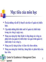 Quản trị chiến lược