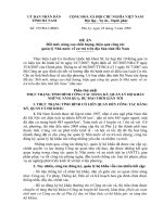 Đề án Đổi mới, nâng cao chất lượng, hiệu quả công tác