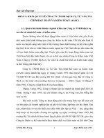 Báo cáo thực tập tại Công ty TNHH dịch vụ tư vấn tài chính kế toán và kiểm toán - AASC