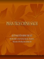 Phân tích chính sách