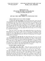 Báo cáo kết quả thực hiện nhiệm vụ 6 tháng đầu năm 2012 sở công thương