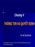 Chương thông tin và quyết định