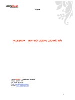 facebook Thay đổi quảng cáo mãi mãi