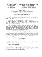 thành lập Trung tâm Quan trắc môi trường trực thuộc Sở Tài nguyên và Môi trường tỉnh Yên Bái