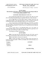 Quyết định Ban hành Quy chế tổ chức, quản lý, hoạt động của trang thông tin điện tử Sở Kế hoạch và Đầu tư tỉnh Bắc Giang