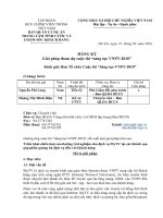 Giải pháp tham dự cuộc thi “sáng tạo VNPT-2010”