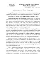 ĐIỂM TIN BÁO CHÍ SÁNG NGÀY 24/7/2009